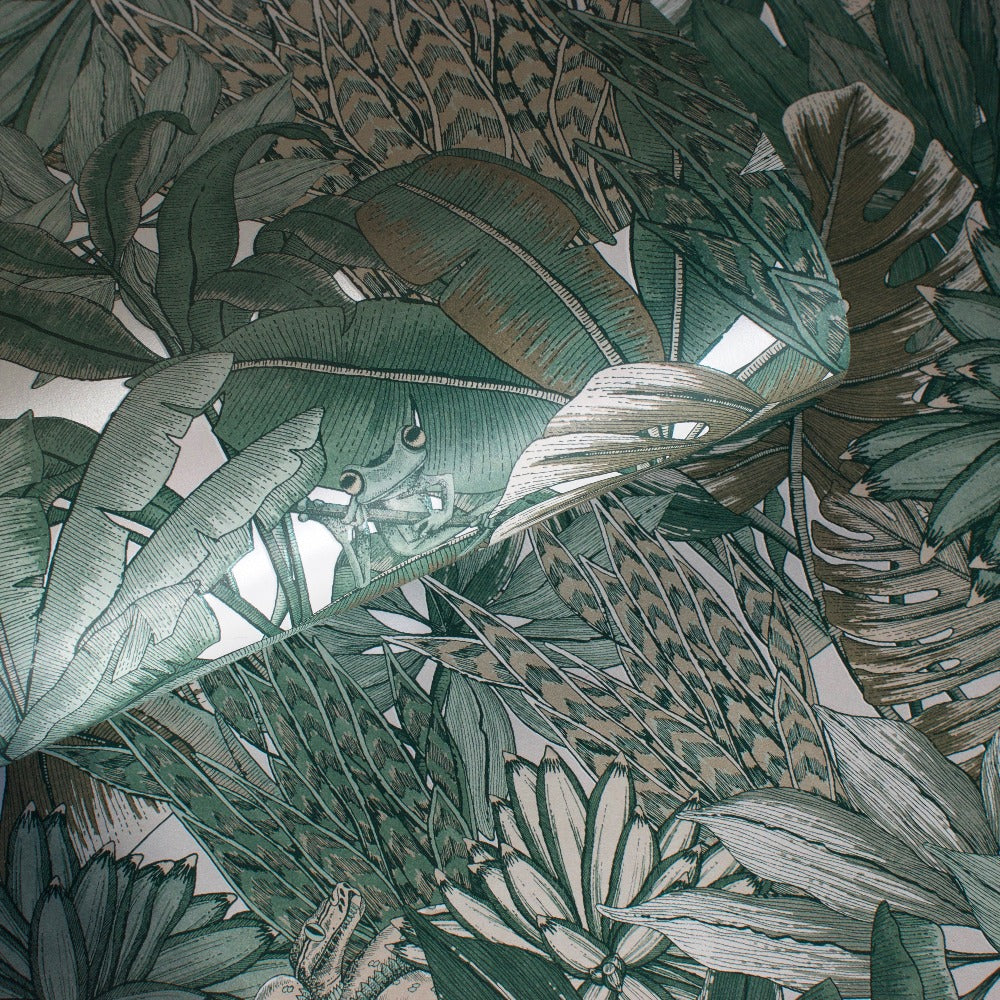 Lush Forest Green Wallpaper