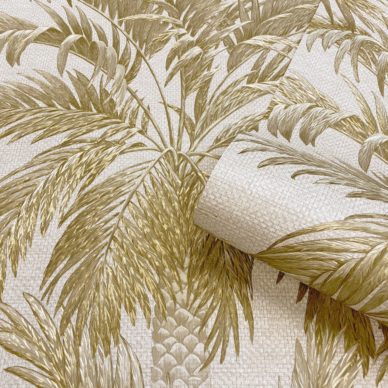 Palm Tree Gold Wallpaper