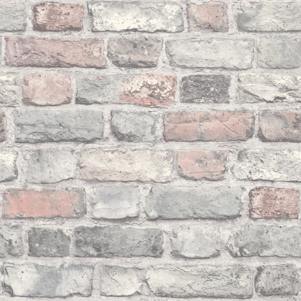 Pastel brick wallpaper