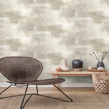 Asperia Distressed Beige | Grandeco Wallpaper | A60002