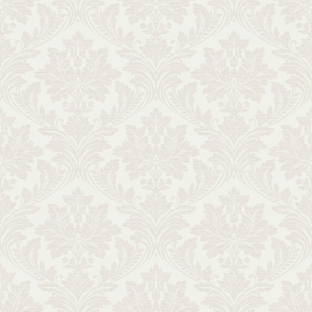 Pattano Damask Cream Wallpaper Close-up
