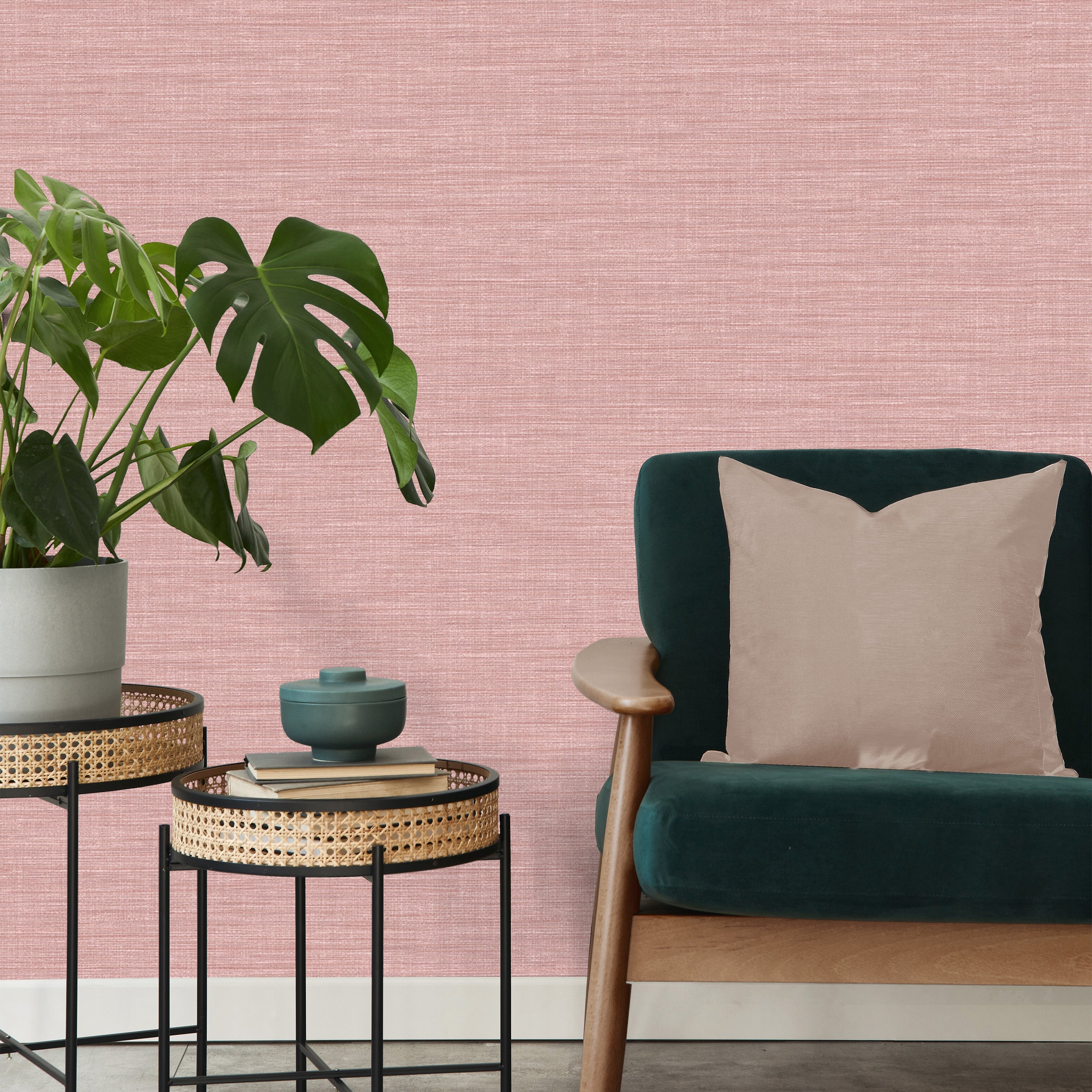 Akina Texture Blush | Fine Decor Wallpaper | M1730