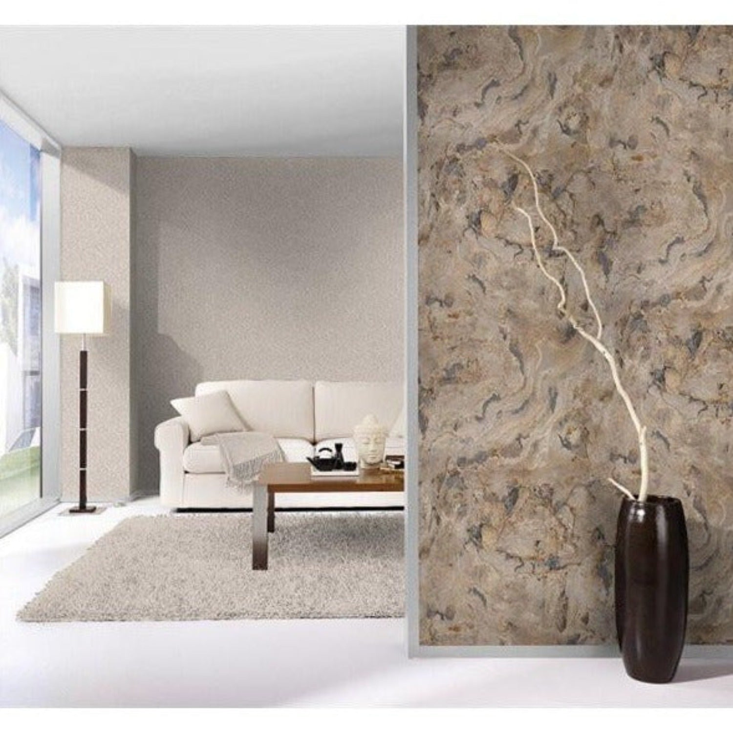 Black forest marble wallpaper